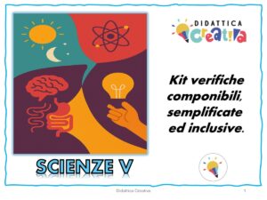 LIBRO VERIFICHE DI SCIENZE -CLASSE QUINTA