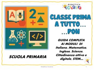 LIBRO MODULI PON CLASSE PRIMA